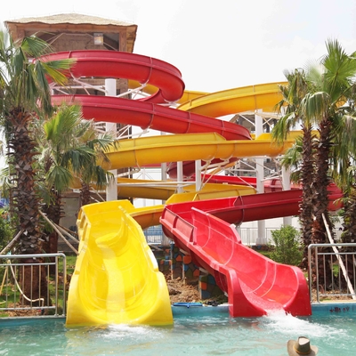 qualità  Fun Backyard Custom Water Pool Slides For Family , Amusement Park / Water Park Equipment Fabbrica