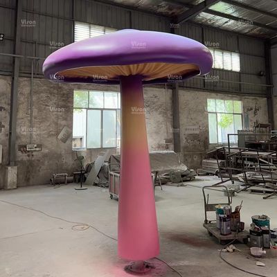 qualità  Fiberglass Vison Waterparks Playground Equipment Spray mushroom Aqua Play For Amusement Park Games Fabbrica
