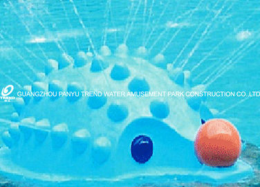 Divertimento del gioco dell'acqua dello spruzzo dell'istrice dell'attrezzatura del campo da giuoco dell'acqua della vetroresina per i bambini