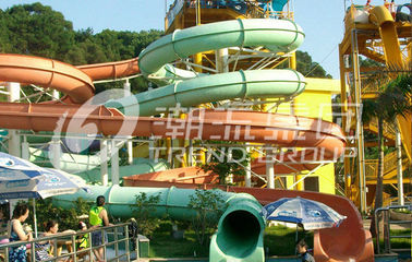 Giri del parco dell'acqua di FPR con l'attrazione gigante del parco dell'acqua dell'OEM di altezza della piattaforma di 10.8m
