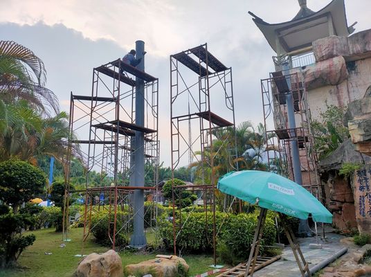 Slide idraulico a spirale su misura a più corsie per parchi acquatici - Produttore certificato SGS