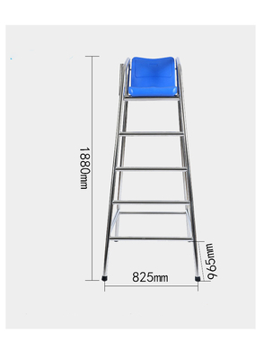 Sedia da bagnino per piscina in acciaio inossidabile 304 resistente