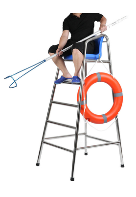 Sedia da bagnino per piscina in acciaio inossidabile 304 resistente