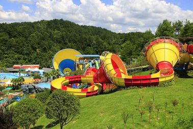 Grande resina blu di Ashland/DSM dei giochi dell'acquascivolo di tornado per il parco dell'acqua