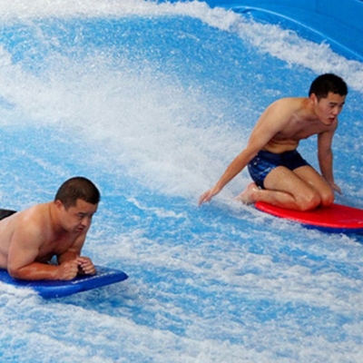 Bordi su misura di uso della gente del doppio di giro dell'acqua di Flowrider di colore per il parco dell'acqua