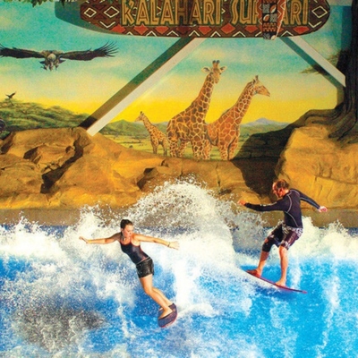 Doppio/singolo blu di giro dell'acqua di Flowrider ha colorato la macchina praticante il surfing del simulatore con il materiale della vetroresina