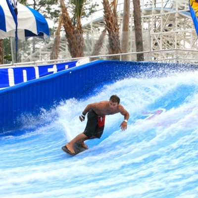 Simulazione dell'imbarco della spuma dell'attrezzatura del parco a tema di surf dell'acqua di Flowider