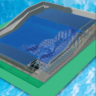 Giro all'aperto dell'acqua di Flowrider del gioco dell'acqua per lo sport praticante il surfing pattinante