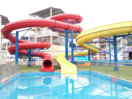 Vetroresina su ordinazione all'aperto degli acquascivoli, attrezzatura popolare del parco dell'acqua per l'adulto
