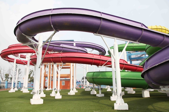 Acquascivoli a spirale su ordinazione di vendita calda per il parco dell'acqua dell'acqua in Cina