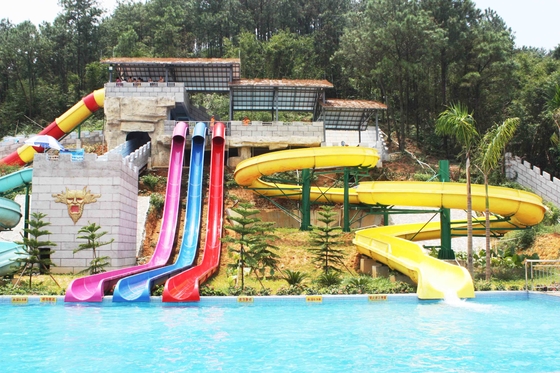 Acquascivoli su ordinazione adulti, attrezzatura galvanizzata del parco dell'acqua del acciaio al carbonio