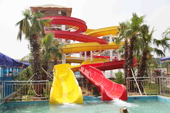 Acquascivoli su ordinazione per il grande parco all'aperto dell'acqua di spirale della località di soggiorno, ISO-9001