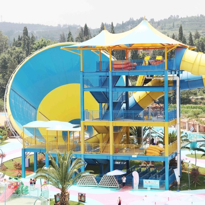 Grande resina attraente di Ashland/DSM dei giochi dell'acquascivolo di tornado per il parco dell'acqua