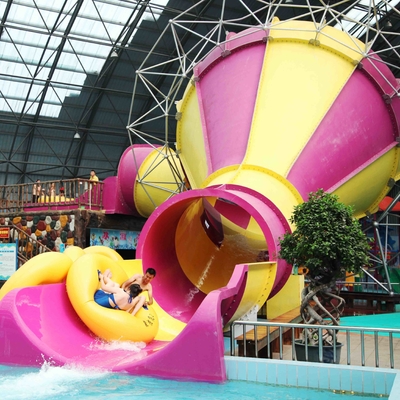 Scorrevole del gioco dell'interno dell'acqua della vetroresina di Comercial piccoli/acqua di giro 100m3/Hr parco dell'acqua
