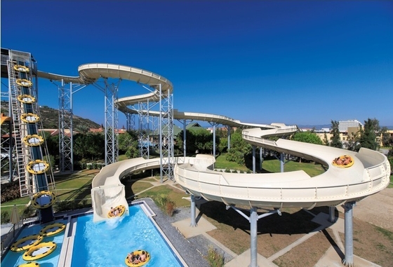 Acquascivolo durevole della vetroresina per divertimento dell'acqua di Interacetive della famiglia nel parco dell'acqua
