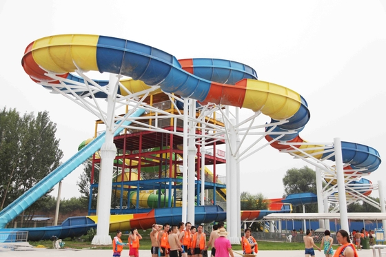 gli acquascivoli dei grandi dell'acqua del gioco dell'acqua del parco bambini dell'attrezzatura con il gel di Ashland/DSM ricoprono