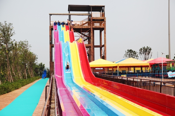 Waterslide del parco a tema dell'acqua dell'acciaio inossidabile 304 per l'hotel/località di soggiorno usati