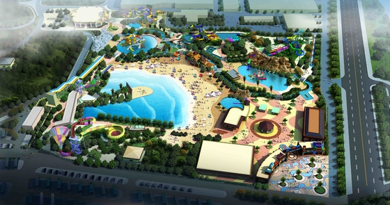 Progetto parco acquatico Parco di divertimenti
