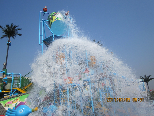 Tenda il progetto Waterpark della sorgente calda, attrezzatura del parco dell'acqua della vetroresina/progetto su misura del parco dell'acqua