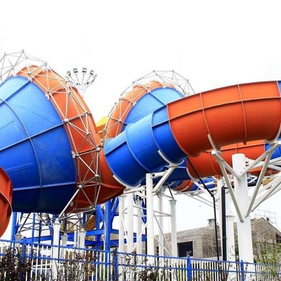 Acquascivoli galvanizzati della valle di capriccio della struttura del acciaio al carbonio/vetroresina per i giochi della famiglia