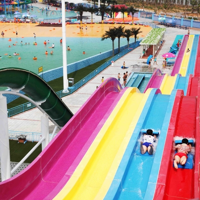 acquascivoli su ordinazione dell'arcobaleno di 13m per 6 ospiti a tempo, parco di divertimenti