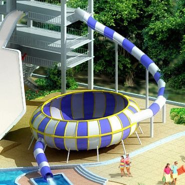 Acquascivoli commerciali della vetroresina del grande parco dell'acqua, scorrevole dello stagno della vetroresina