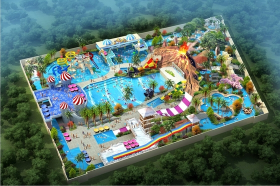 Progettazione concettuale del parco dell'acqua di tema su misura cassaforte per il parco di divertimenti