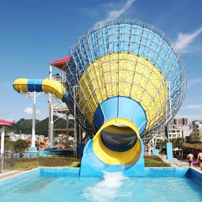 Lo scorrevole galvanizzato di tornado del acciaio al carbonio per l'acqua attrezzatura del parco acqua della vetroresina/parcheggia