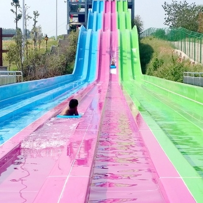 Acquascivoli commerciali dell'arcobaleno della vetroresina dei vicoli dell'OEM 3 per l'attrezzatura del parco dell'acqua