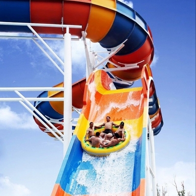 Persona/tempo della diapositiva 6 di Waterpark della vetroresina del parco dell'acqua di rafting della famiglia