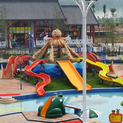 La vetroresina su ordinazione di combinazione scherza gli acquascivoli per il parco dell'acqua di tema