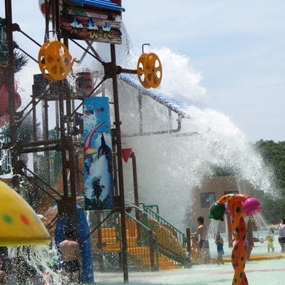 Camera dell'acqua dell'attrezzatura del campo da giuoco dell'acqua della vetroresina grande per l'abitudine di divertimento della famiglia