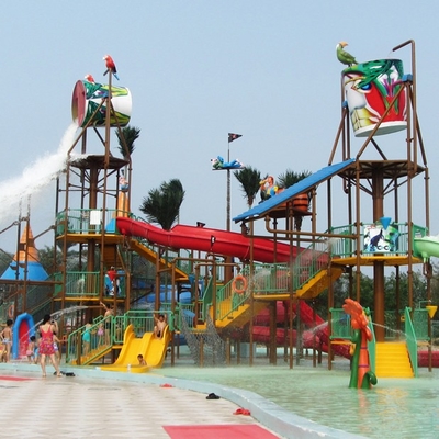Camera dell'acqua dell'attrezzatura del campo da giuoco dell'acqua della vetroresina grande per l'abitudine di divertimento della famiglia