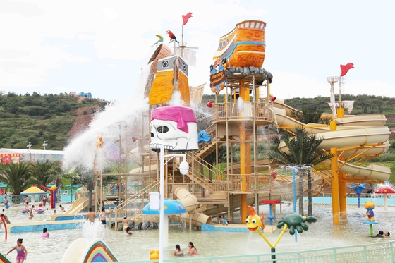 Parco emozionante dell'acqua della famiglia in waterhouse giantic con differenti waterslide di stile/acquascivoli della vetroresina