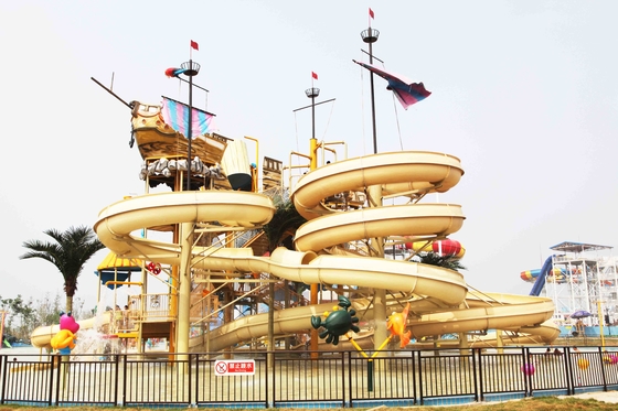 Parco emozionante dell'acqua della famiglia in waterhouse giantic con differenti waterslide di stile/acquascivoli della vetroresina