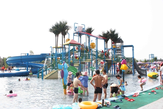 Acquascivolo all'aperto della vetroresina dei giochi del parco del campo da giuoco dell'acqua di estate per il parco a tema
