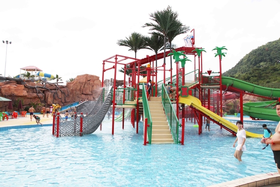 I bambini da 6,5 m. innaffiano l'attrezzatura campo da giuoco dell'acqua/della Camera per la piscina nel parco dell'acqua