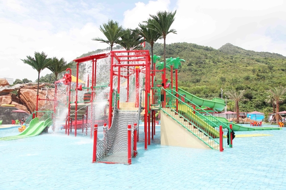 I bambini da 6,5 m. innaffiano l'attrezzatura campo da giuoco dell'acqua/della Camera per la piscina nel parco dell'acqua