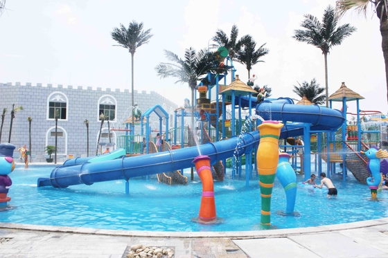 Giochi del parco di divertimenti con la grande attrezzatura del campo da giuoco dell'acqua della vetroresina per il parco dell'acqua