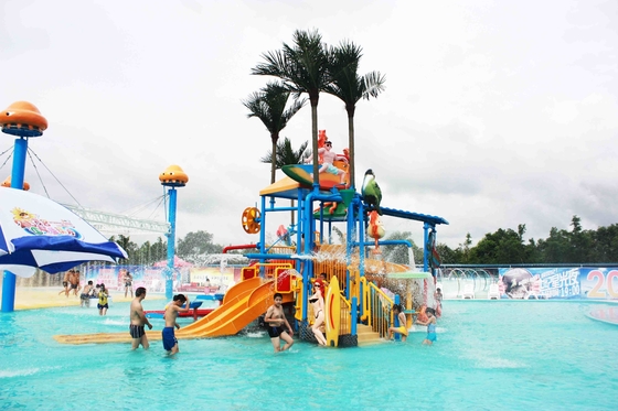 Attrezzatura commerciale del parco dell'acqua del campo da giuoco dell'acqua dei bambini della vetroresina di spettacolo