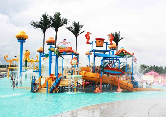 Campo da giuoco dell'acqua dei bambini di Funnuy per l'ingombro a pavimento di campo giochi dei bambini/attrezzatura 9.5*6.5m