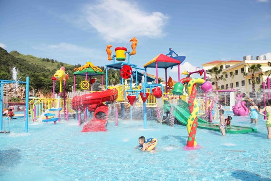 Campo da giuoco della Camera dell'acqua dei bambini della vetroresina dentro i parchi dell'acqua con la pompa idraulica