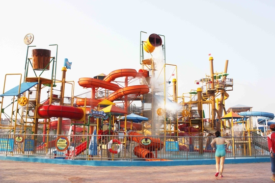 Combinazione su ordinazione degli acquascivoli dei parchi di divertimenti all'aperto dell'acqua per l'hotel