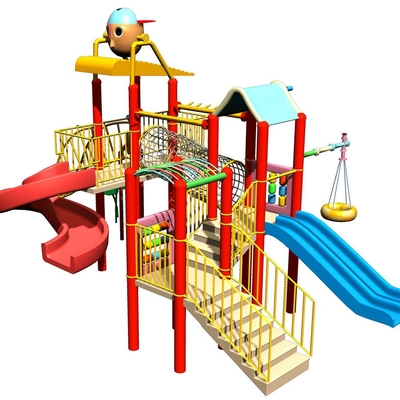 L'attrezzatura del campo da giuoco dell'acqua dei bambini di abitudine, vetroresina del gioco del divertimento dei bambini fa scorrere per il parco dell'acqua