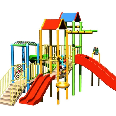 attrezzatura della stazione del gioco di tema del Genitore-bambino, campo da giuoco del parco dell'acqua dei bambini per 30 cavalieri