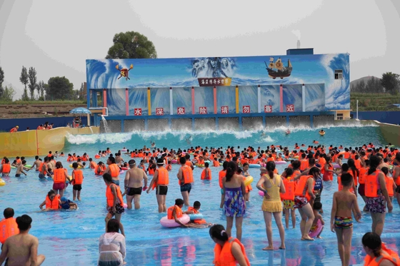 Attrezzatura dello stagno di Wave del parco dell'acqua, macchina per le onde di Waterpark per divertimento della famiglia nel parco dell'acqua