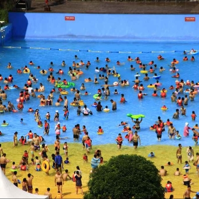 Stagno enorme di Wave di potere del compressore d'aria con altezza d'onda di 3m Per il parco dell'acqua