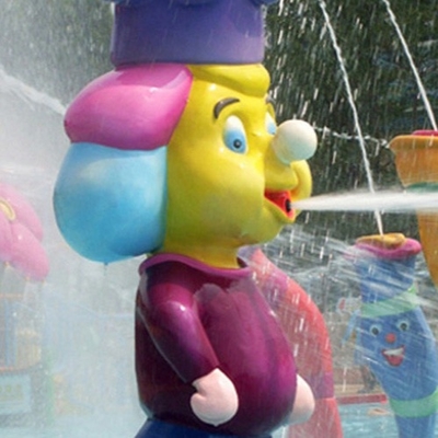 Attrezzatura del parco dello spruzzo di Sprayground dell'acqua, parco a forma di dell'acqua del gioco dell'acqua del fumetto della scimmia