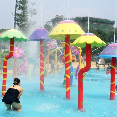Attrezzatura all'aperto del parco dello spruzzo d'acqua della vetroresina/attrezzatura acquatica del gioco per i bambini