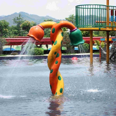 L'attrezzatura variopinta dell'acqua dello spruzzo della vetroresina per i bambini/bambini ha personalizzato i prodotti